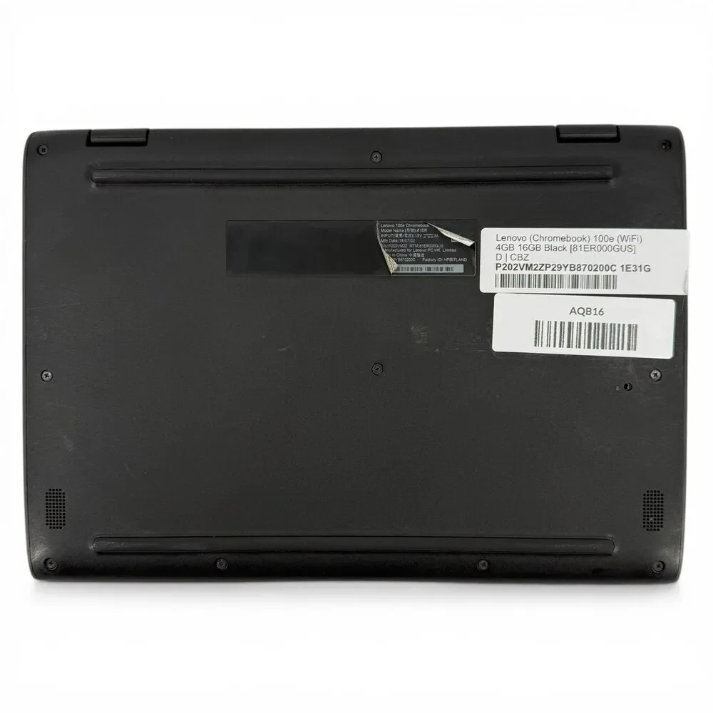 Lenovo Chromebook 100e 1st Gen WIFI 4GB RAM 16GB HD Black [81ER000GUS]